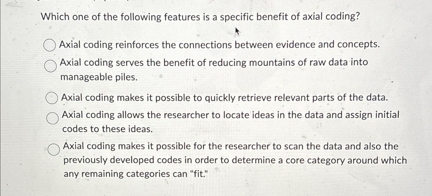 Solved Which one of the following features is a specific | Chegg.com