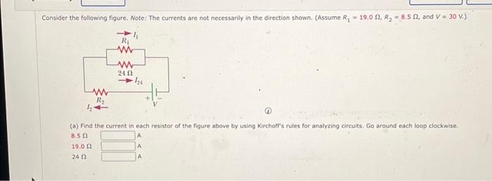 Solved Consider The Following Figure. Note: The Currents Are | Chegg.com