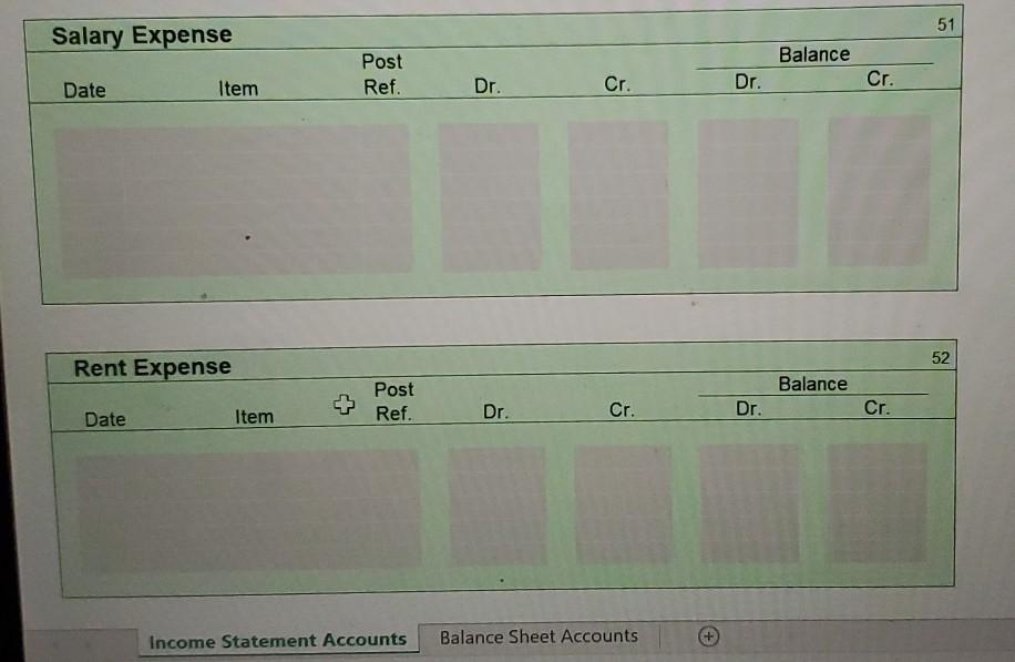 Solved Comprehensive Problem 1 Part 4 and Part 6: The | Chegg.com