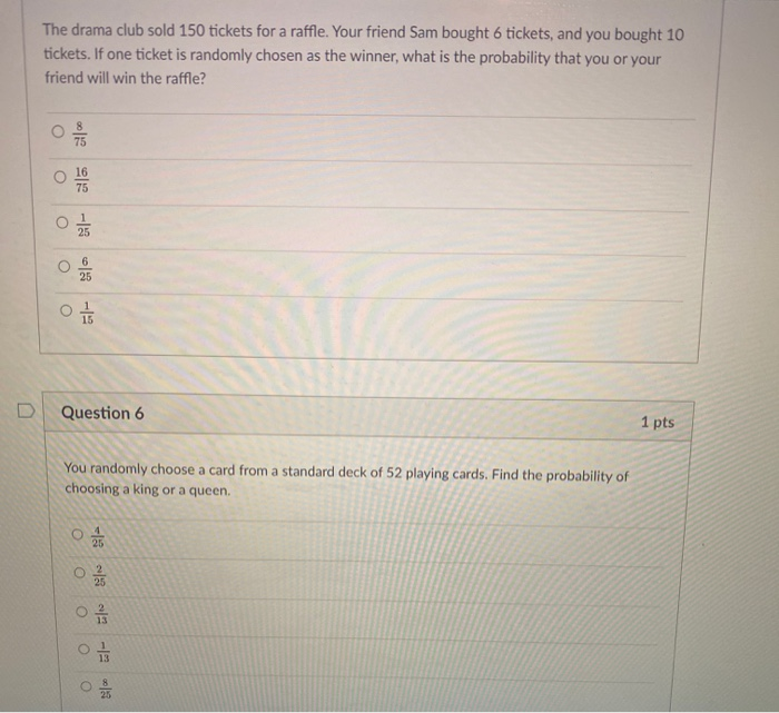 solved-the-drama-club-sold-150-tickets-for-a-raffle-your-chegg