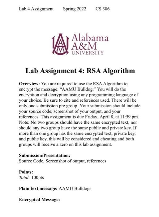 458 solved assignment 4 spring 2022