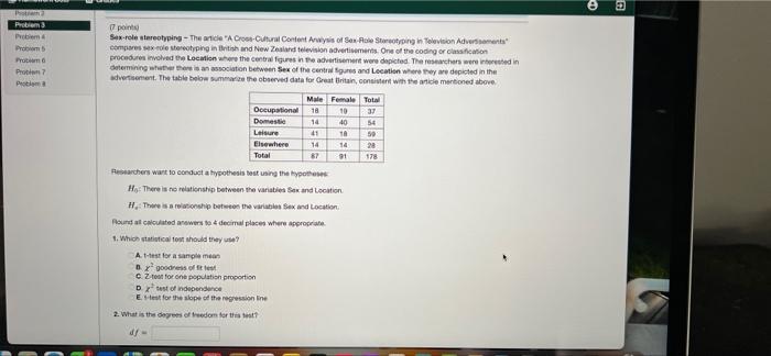 Solved e 8 Problems Problem Prom Promo Prot? Peci point Sex | Chegg.com