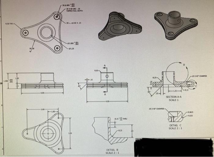 Solved How to draw this assembly in Autocad 2023? step by