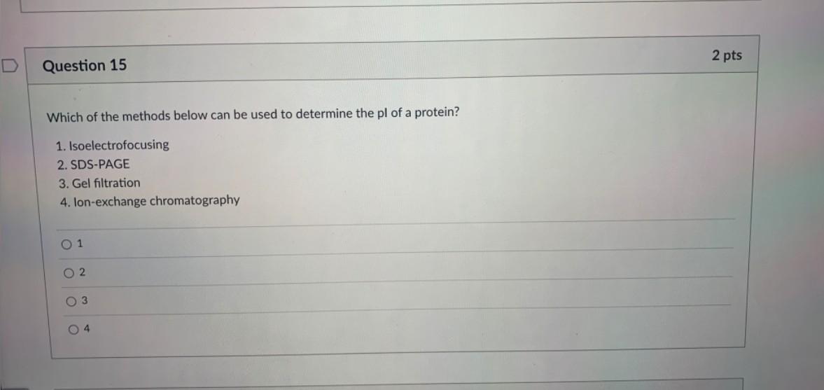Solved 2 pts Question 15 Which of the methods below can be | Chegg.com