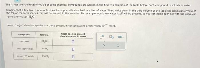 Solved Complete the table below by deciding whether a | Chegg.com