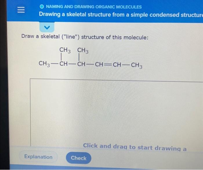 Solved Draw A Skeletal ("line") Structure Of This Molecule: | Chegg.com