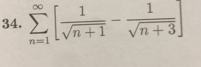 how to find the sum of a convergent telescoping series