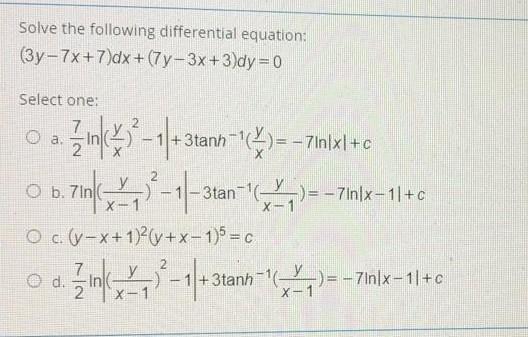 Solved Solve the following differential equation 1 y' = xy2 | Chegg.com