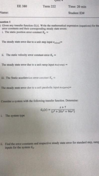 Solved Question 3 : The transistor in the circuit of Fig. 3 | Chegg.com