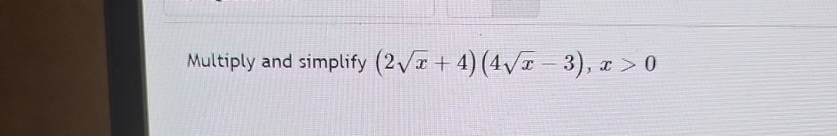 Solved Multiply And Simplify 2x2 4 4x2 3 X 0 Chegg Solved Multiply And Simplify 2x2 4 4x2 3 X 0 Chegg