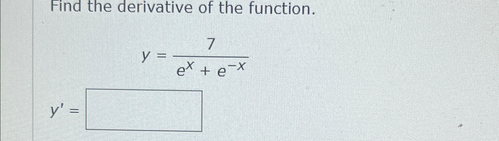 how to find the derivative of e x y