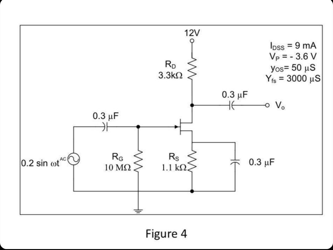 Solved Q1. JFET DC ANALYSIS i. Find the operating point of