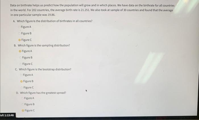 Solved Data on birthrate helps us predict how the population | Chegg.com