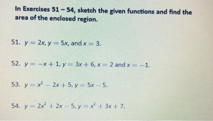 Solved In Exercises 51 -54, sketch the given functions and | Chegg.com