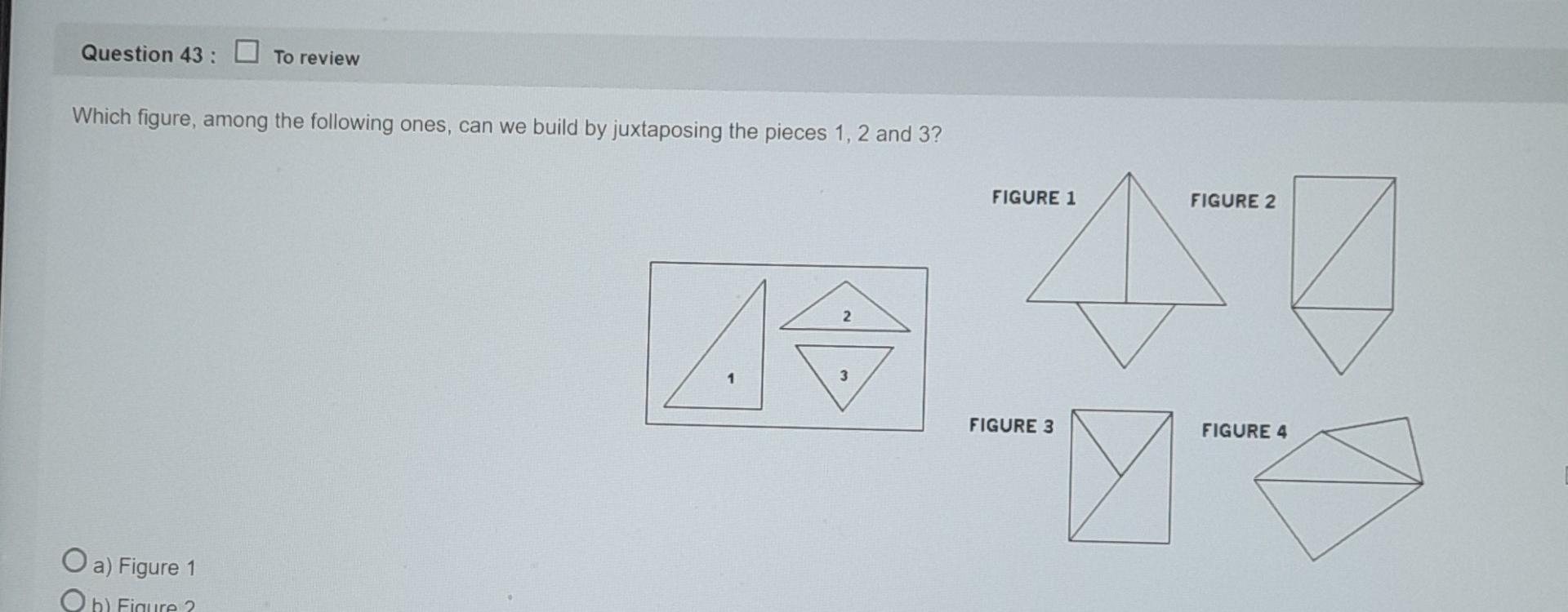 Solved Which figure, among the following ones, can we build | Chegg.com