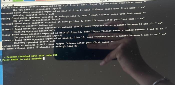 can you solve the error in the code and what is the | Chegg.com