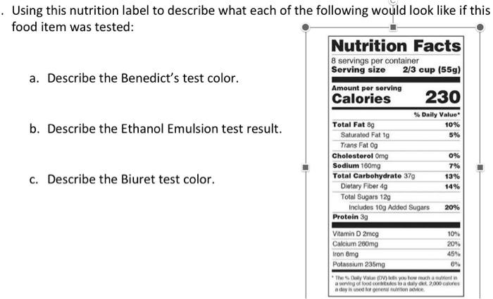 Solved 1. Starch Test: Iodine is used to test for the | Chegg.com