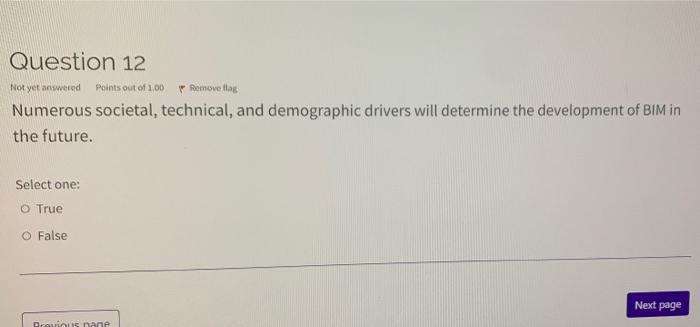 Solved Question 12 Not yet answered Points out of 1,00 | Chegg.com