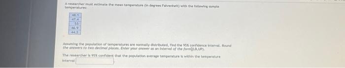 Solved interval | Chegg.com