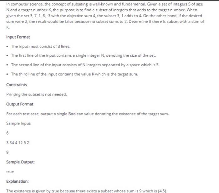 Solved c++ In computer science, the concept of subsiting is | Chegg.com