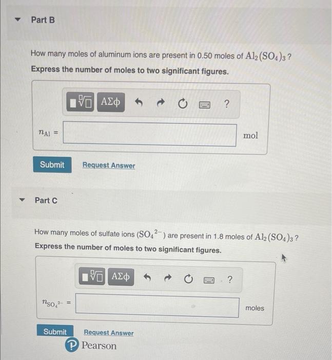 Solved Part A How many moles of sulfur are present in 3.5