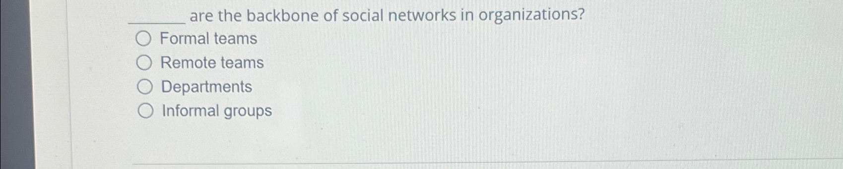 Solved are the backbone of social networks in | Chegg.com