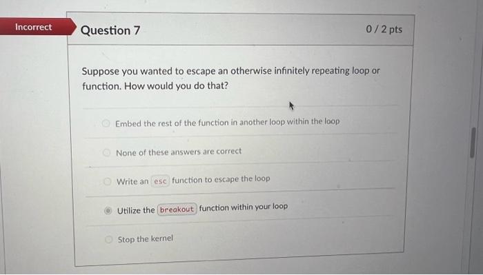 Solved Suppose you wanted to escape an otherwise infinitely | Chegg.com