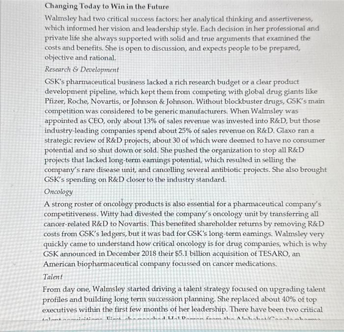 Solved Instructions Read the case below and answer the | Chegg.com