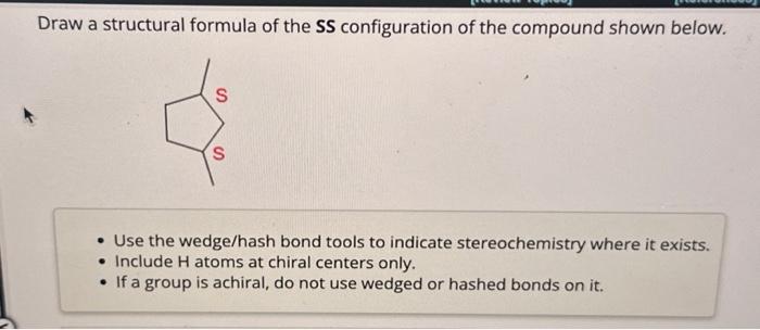 Solved Draw a structural formula of the RR configuration of | Chegg.com