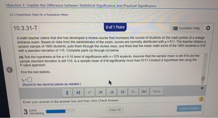 Solved Objective 2: Explain the Difference between | Chegg.com