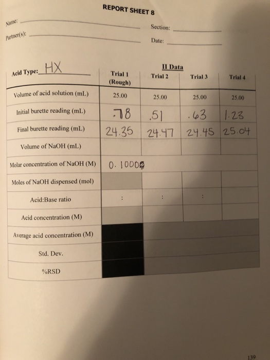Solved 4. A student "overshot their endpoint in each of the