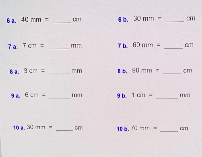 3 cm 5 mm kaç mm