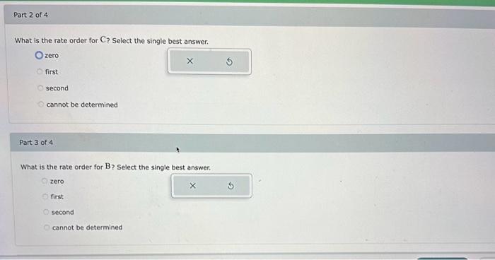 Solved The reaction of A,B and C occurs according to the | Chegg.com