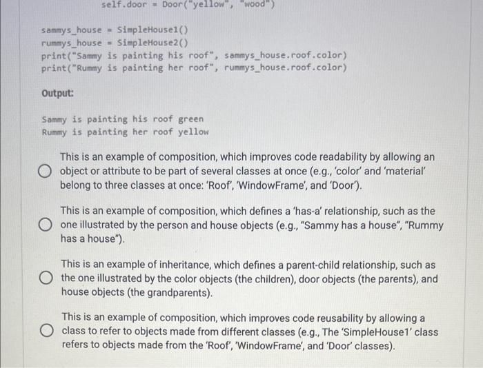 Solved Given The Two Code Snippets Below, Which Of The | Chegg.com