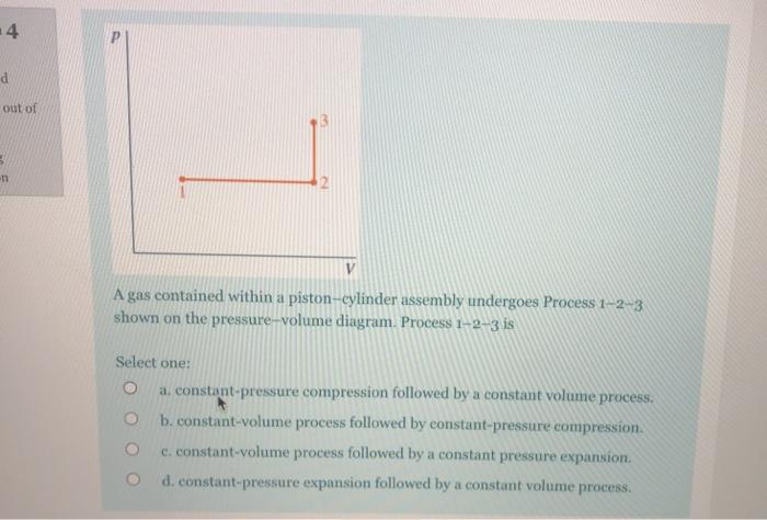 4 D Out Of N 2 V A Gas Contained Within A Chegg Com