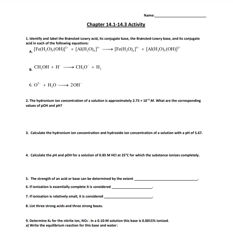 Solved Chapter 14.1-14.3 ﻿ActivityIdentify and label the | Chegg.com