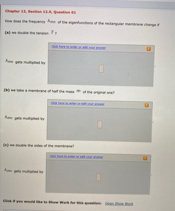Solved Chapter 12, Section 12.9, Question 01 How does the | Chegg.com
