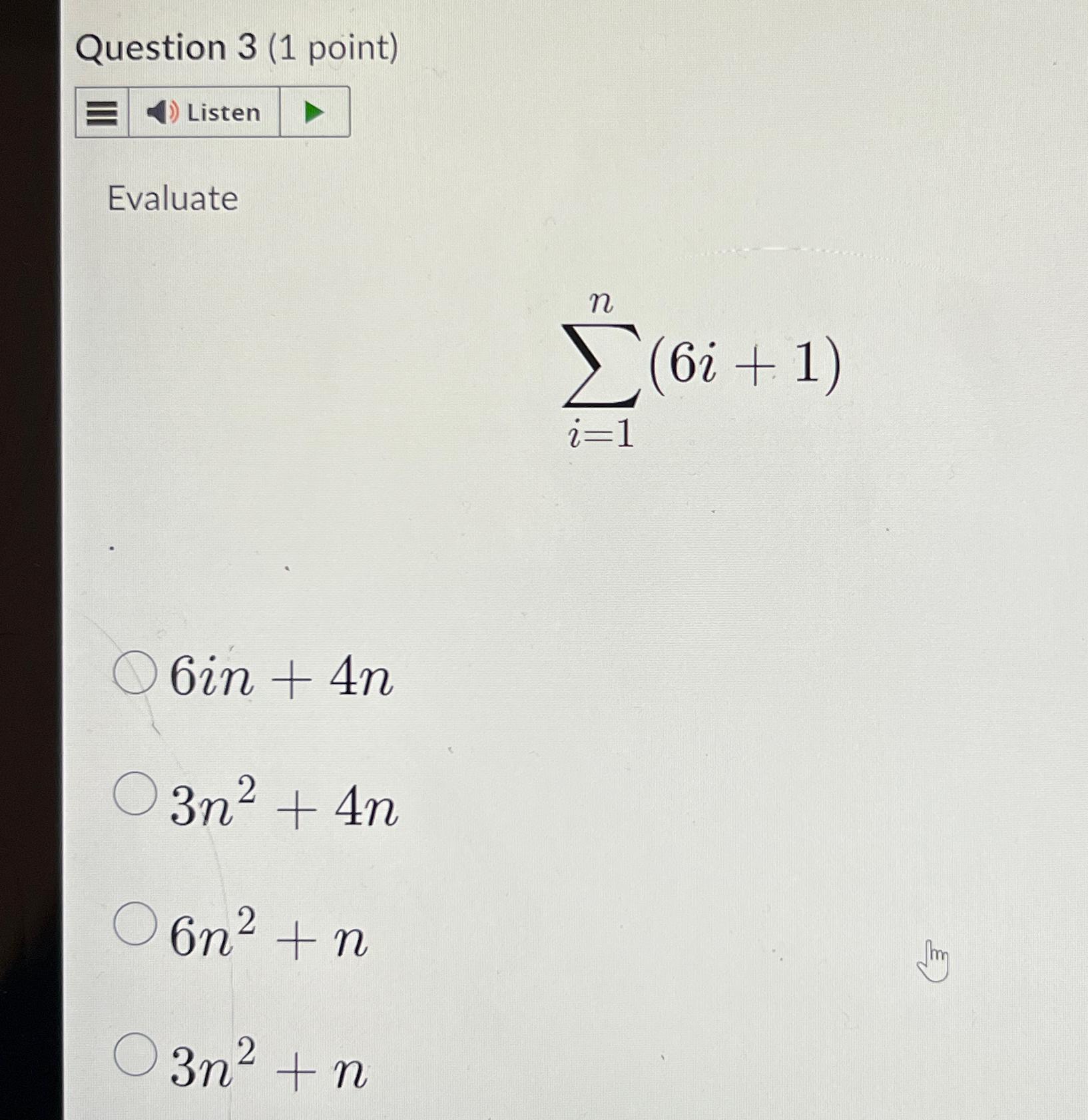 Solved Question 3 (1 | Chegg.com