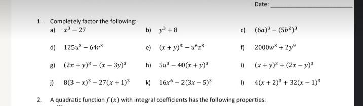 which of the following is a factor of x3 − 1331