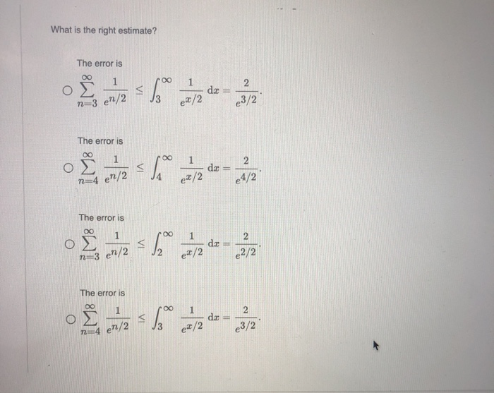 Solved B) We seek an upper bound for the error of | Chegg.com