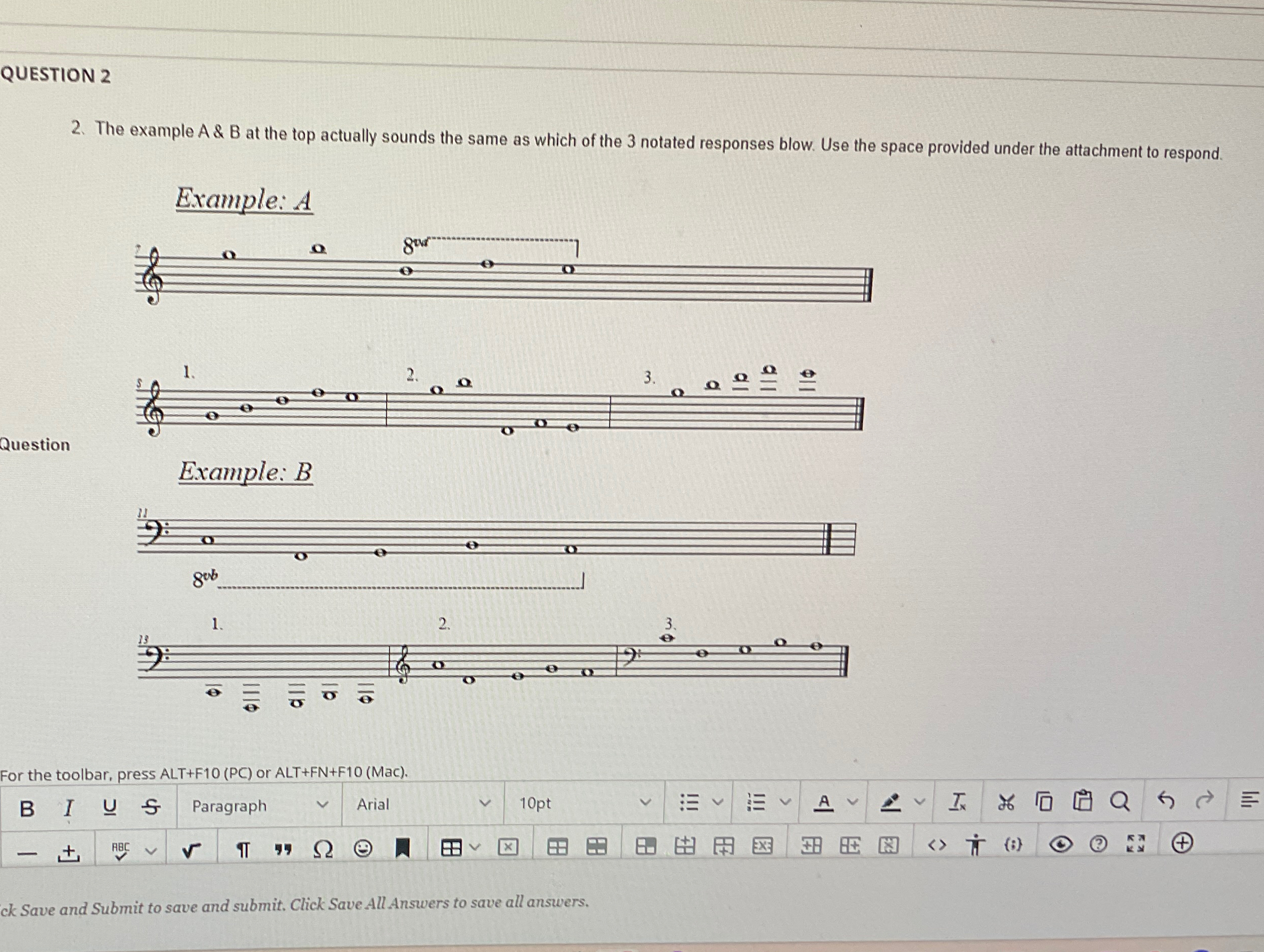 Solved QUESTION 22. ﻿The example A ﻿& B at the top actually | Chegg.com