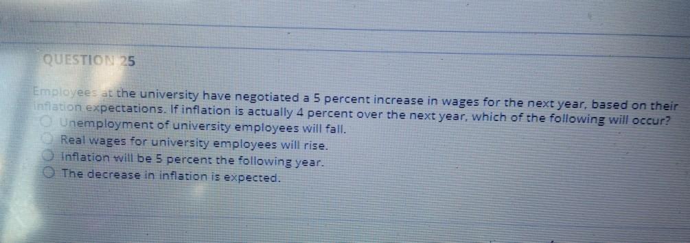 Solved QUESTION 25 Employees At The University Have Chegg