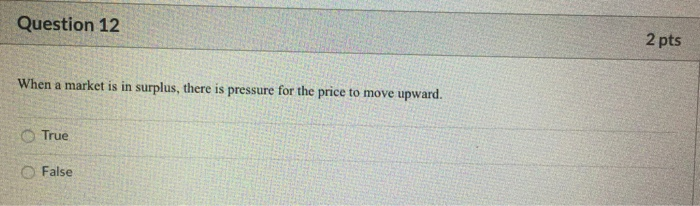 Solved Question 11 2 pts If demand increases and supply | Chegg.com