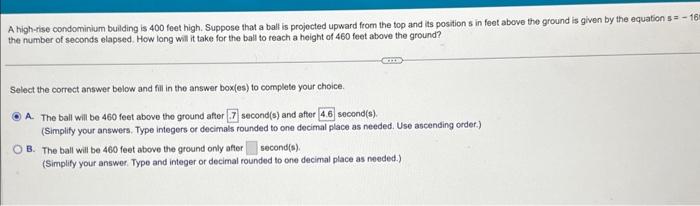 Solved A high-rise condominium building is 400 feet high. | Chegg.com