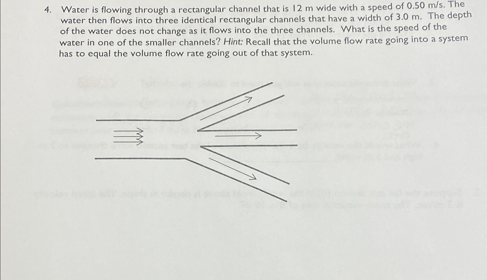 solved-water-is-flowing-through-a-rectangular-channel-that-chegg