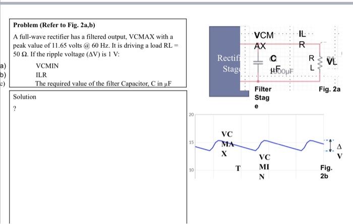 Solved Problem (Refer To Fig. 2a,b) A Full-wave Rectifier | Chegg.com