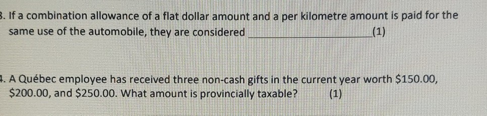 Flat Dollar Amount Of Net Pay Solved 3. If a combination allowance of a flat dollar amount | Chegg.com