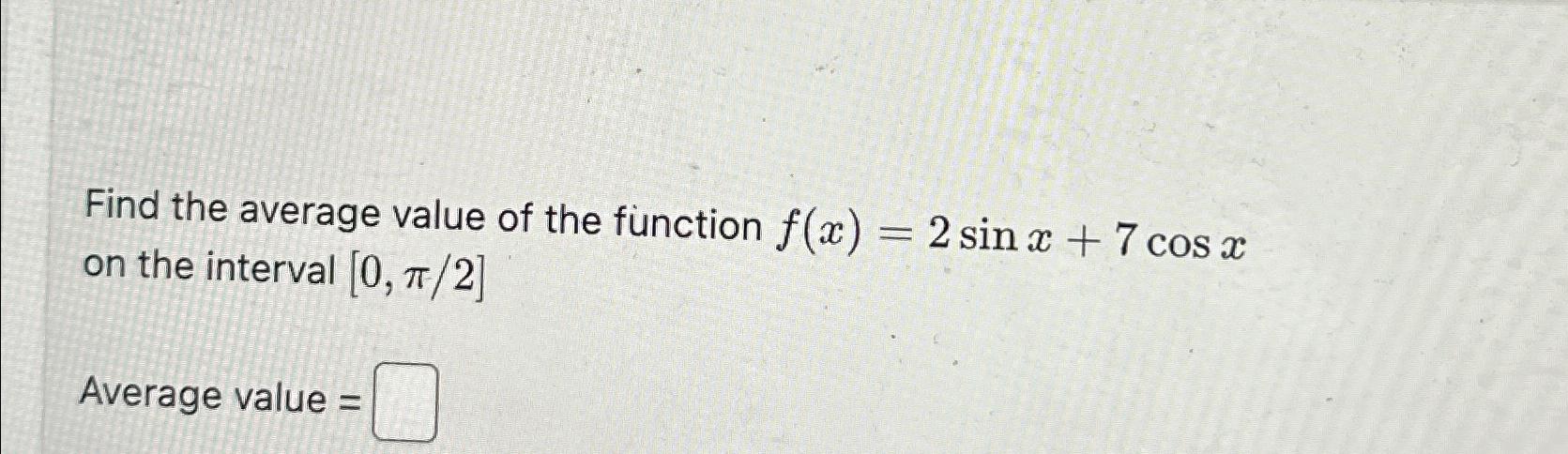 average value of sin^2x