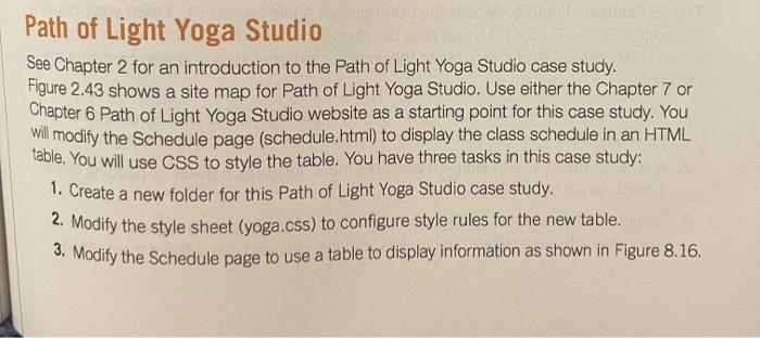 path of light yoga studio case study chapter 2