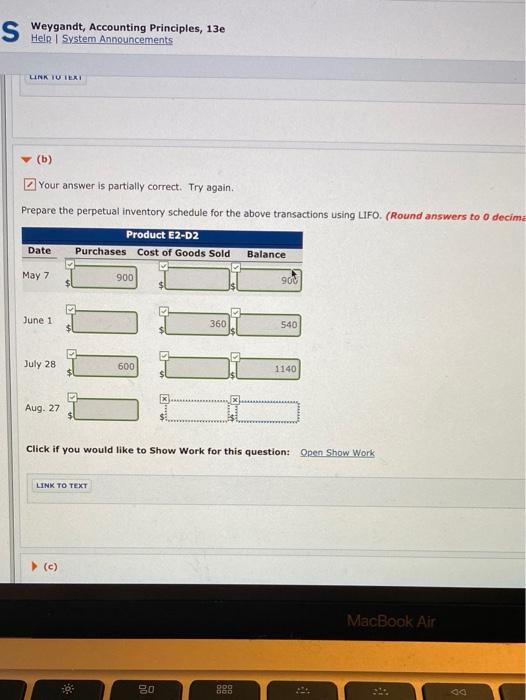 Solved CALCULATOR Brief Exercise 610 ac (Part Level